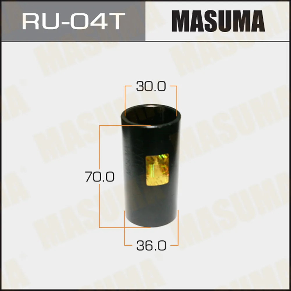 Оправка для выпрессовкизапрессовки сайлентблоков 36x30x70 MASUMA RU-04T