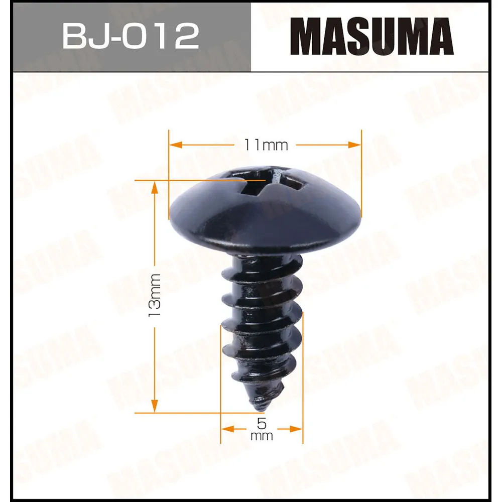 К-кт саморезов 15шт., 5x13 MASUMA BJ-012