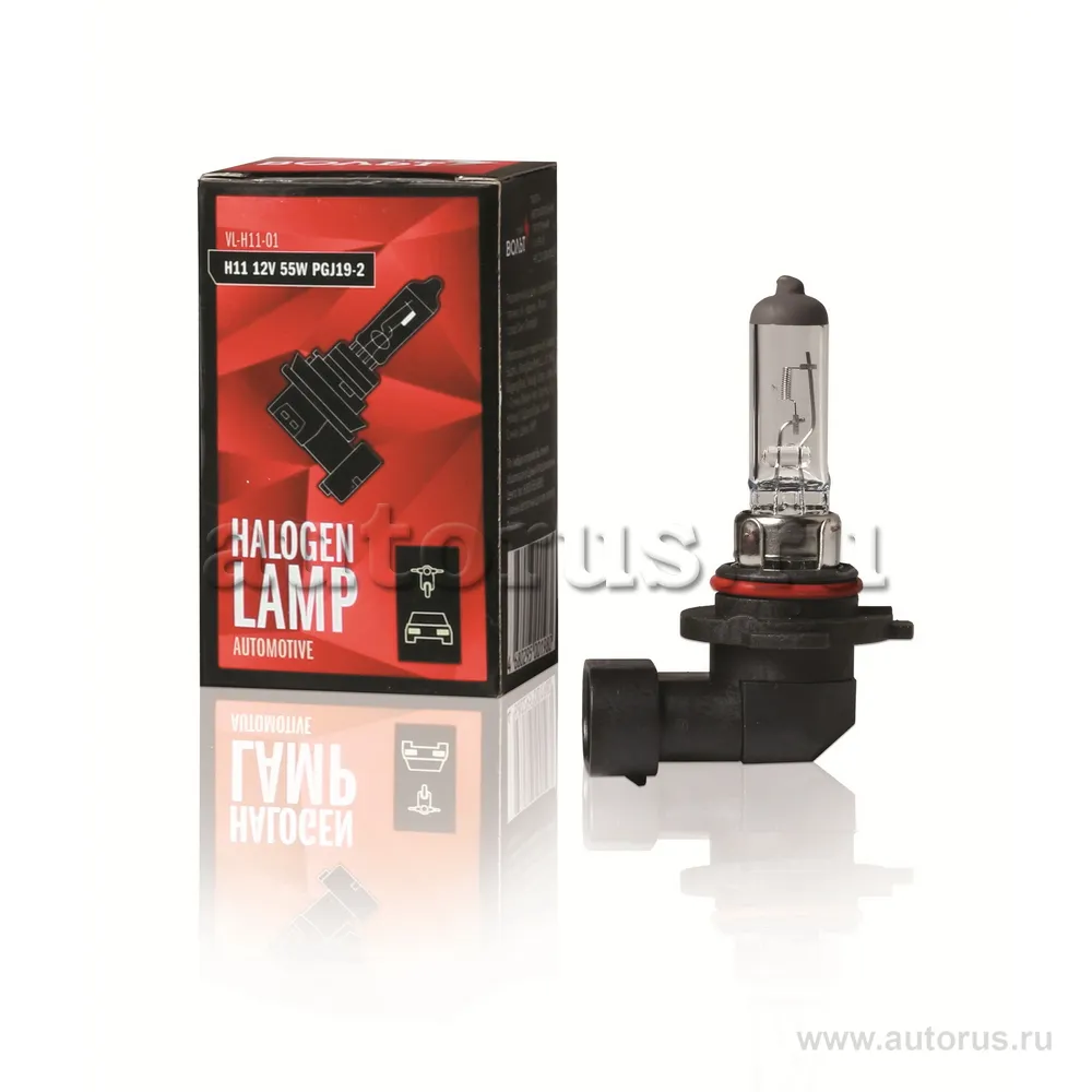 Лампа галогенная H11 12V 55W PGJ19-2 STARTVOLT VL-H11-01