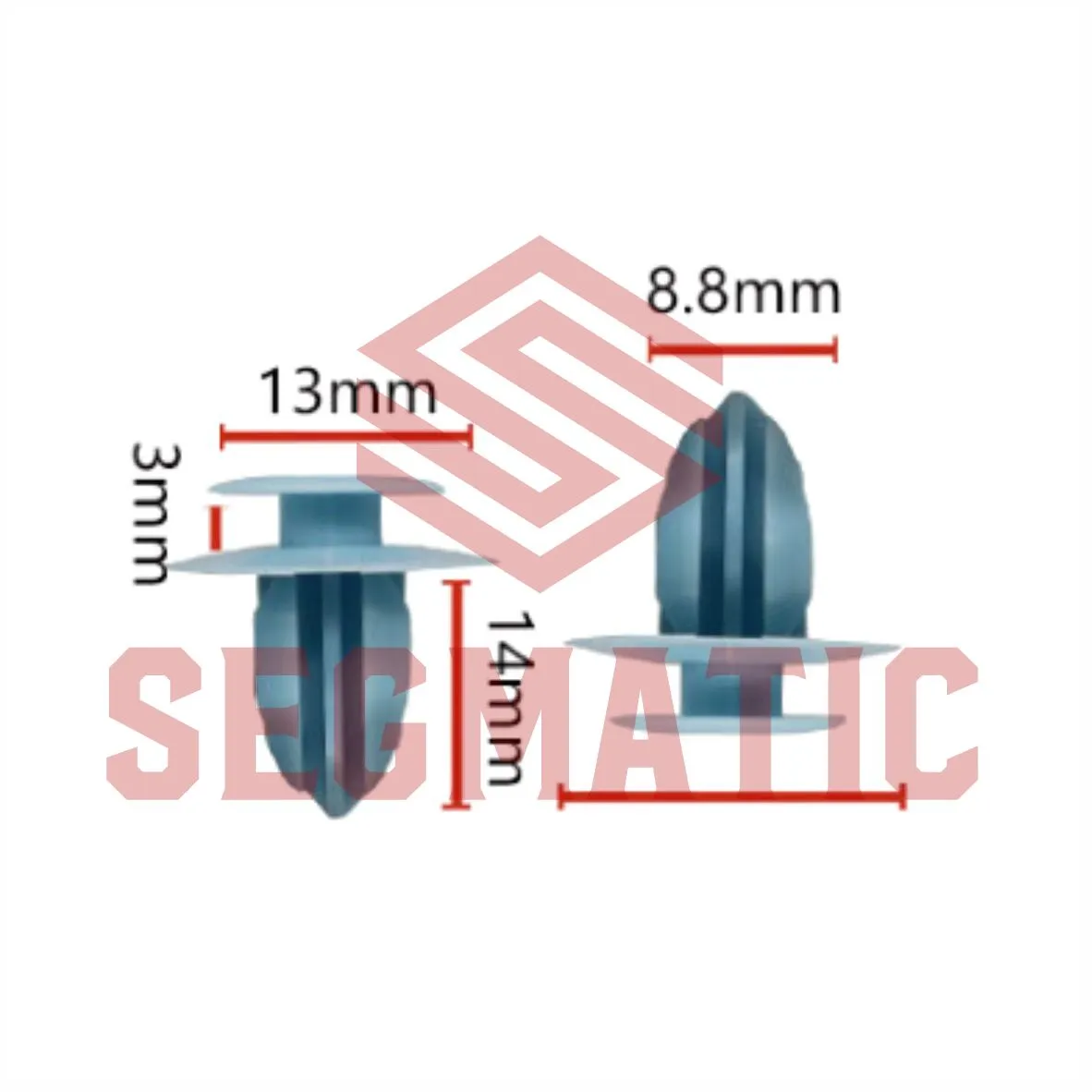 Клипса пластмассовая TOYOTA SEGMATIC SG70203281