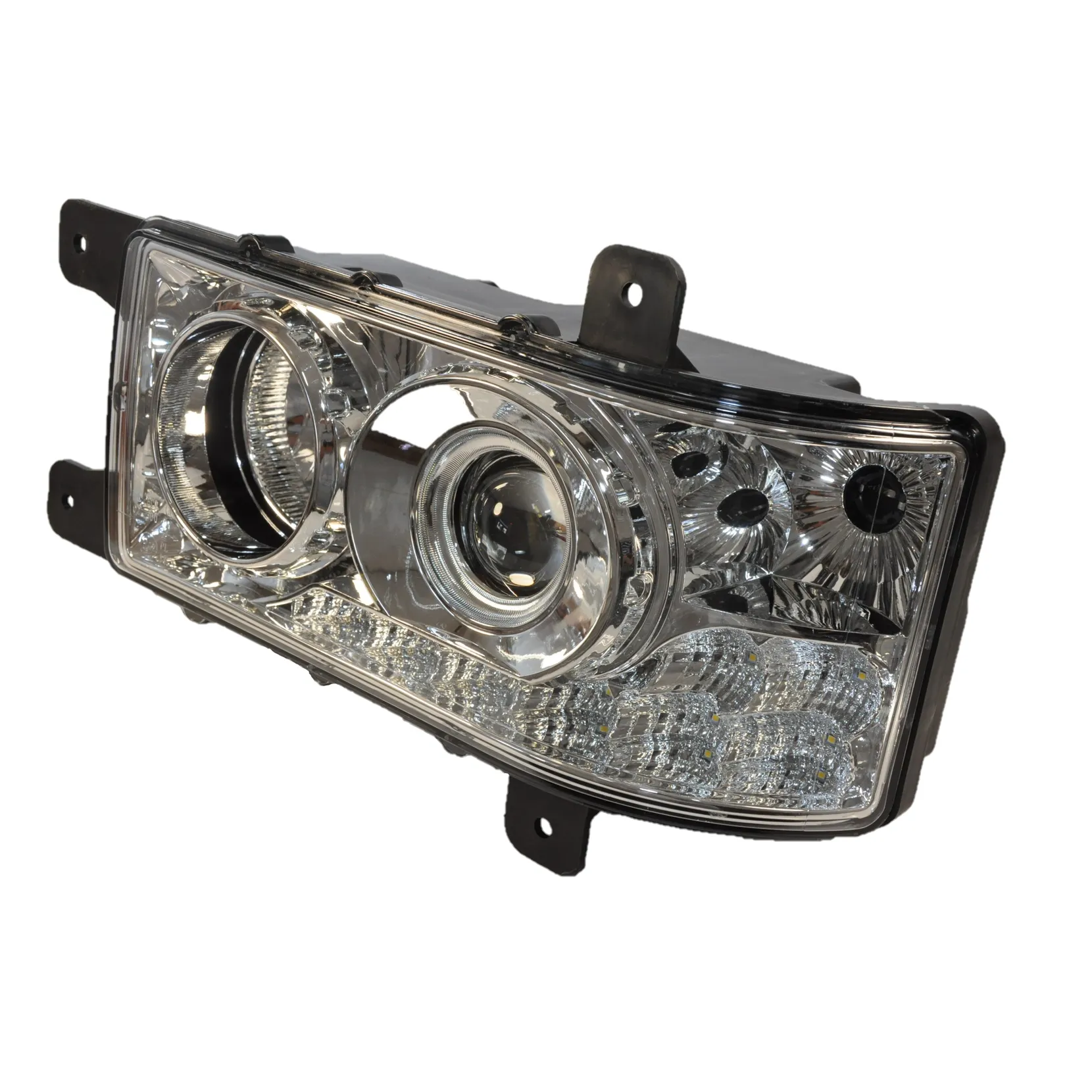 Блок-фара левая КАМАЗ-6520, 6511, 4308 8 светодиодов (LED) с ДХО, AVTOELECTRICA 311.3775-08