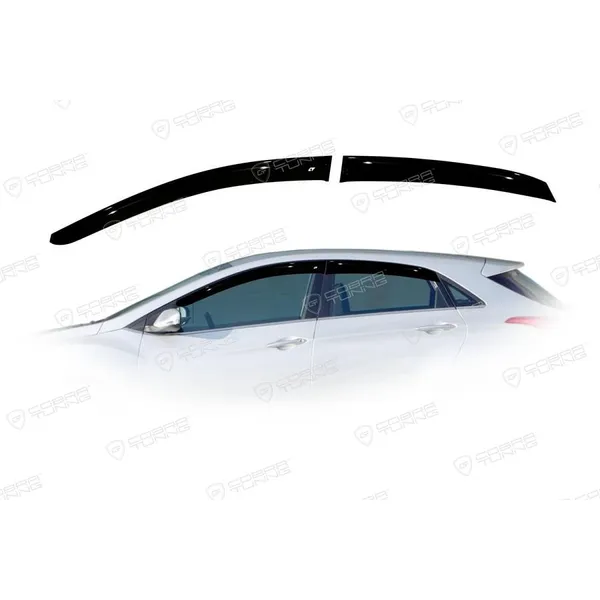 Дефлектора на окна Hyundai I30 II Hb 5d 2012EuroStandard деф.окон Cobra Tuning HE23212