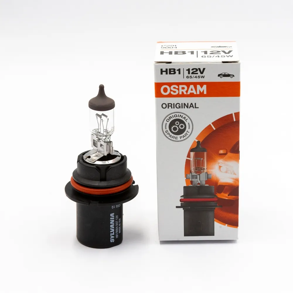 Лампа 12V HB1 65/45W P29t OSRAM ORIGINAL LINE картон 9004
