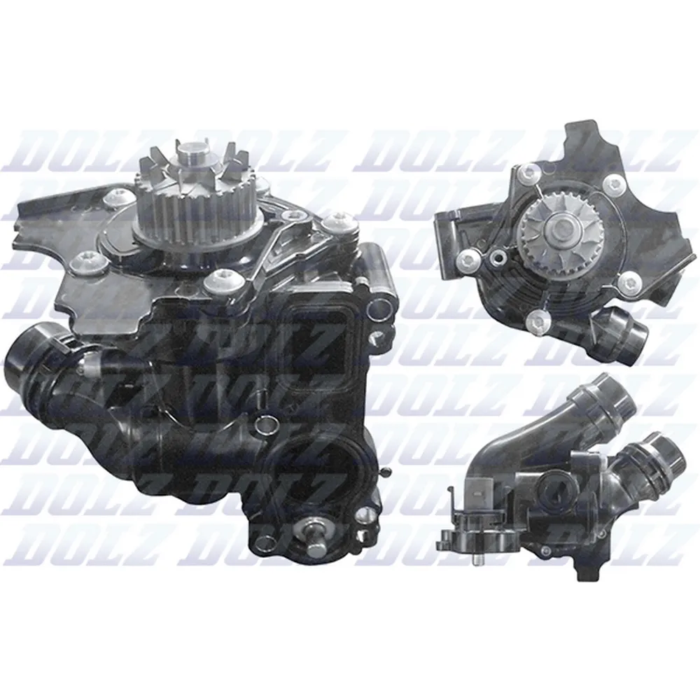 Помпа, водяной насос в сборе с термостатом AUDI VW 2.0 TFSI 07 DOLZ A244