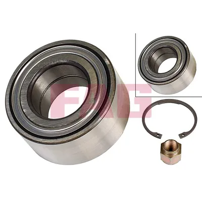Подшипник ступицы передний (компл) CITROEN C2/C3/PEUGEOT 1006/206/306 FAG 713 6500 60