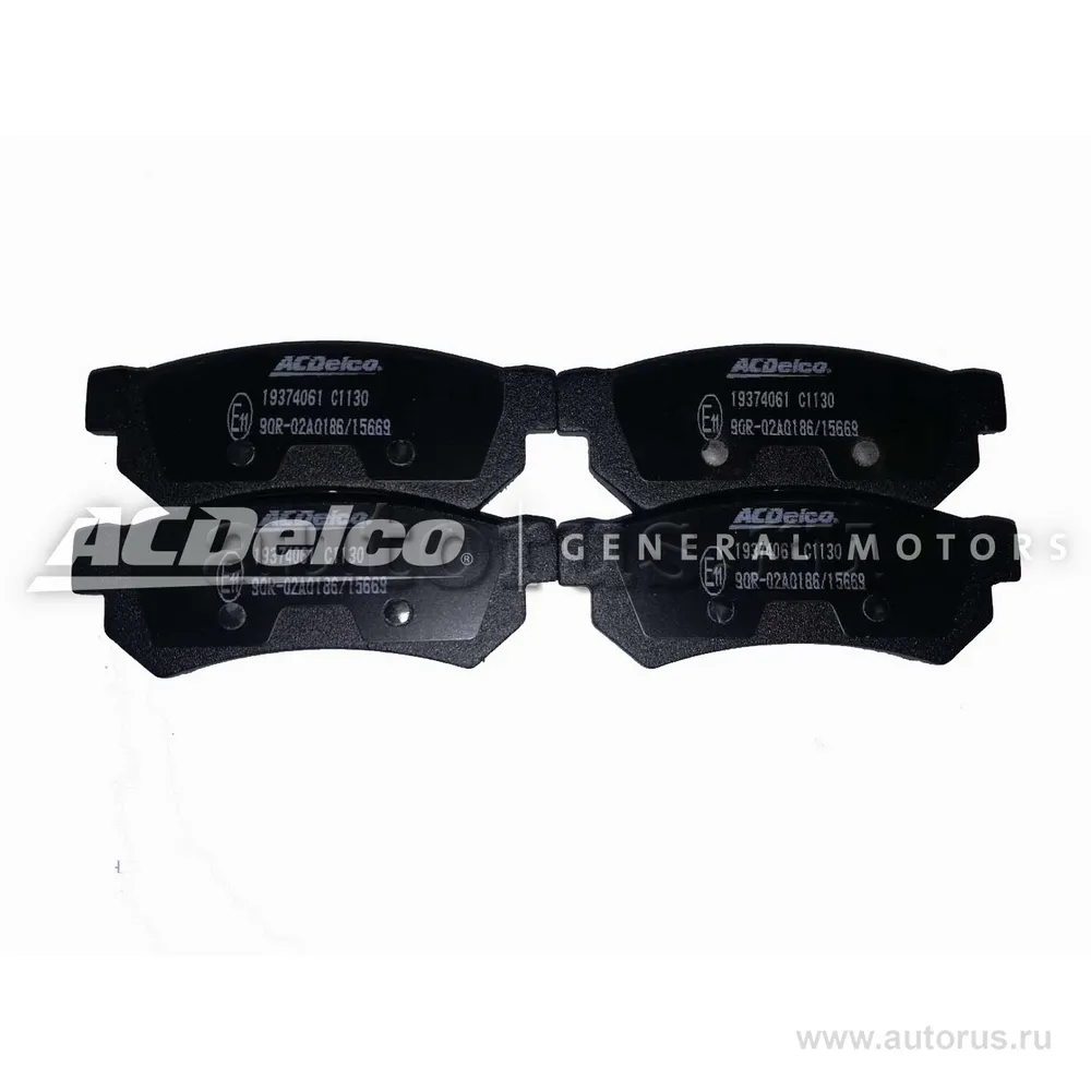 Колодки задние Daewoo, Ravon, Chevrolet GENTRA / LACETTI ACDelco 19374061