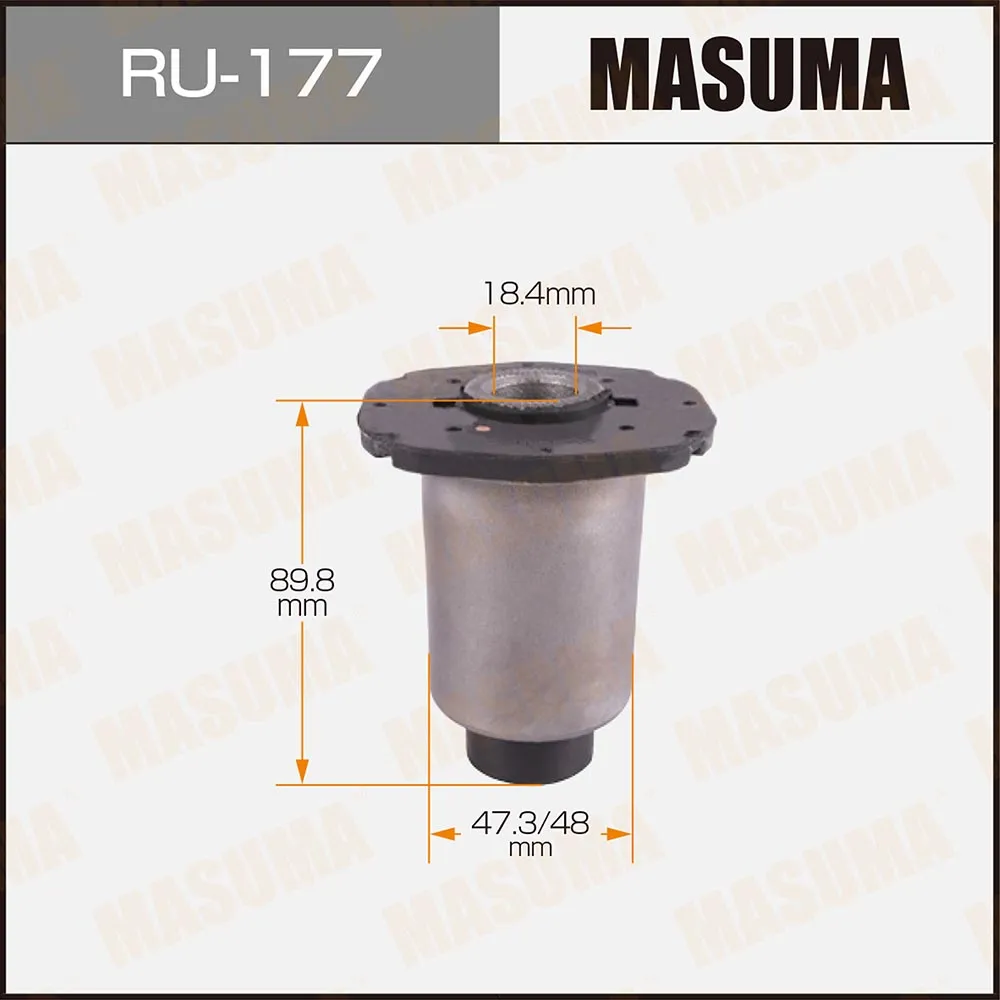 Сайлентблок рычага переднего нижнего задний LC100/LX470 1998-2007 MASUMA RU177