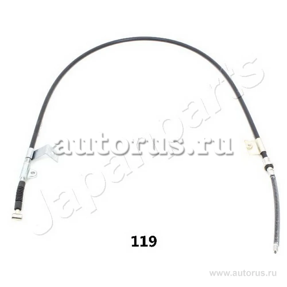Трос ручного тормоза, правый Nissan Terrano 93-2002 L1394 mm JAPANPARTS BC119