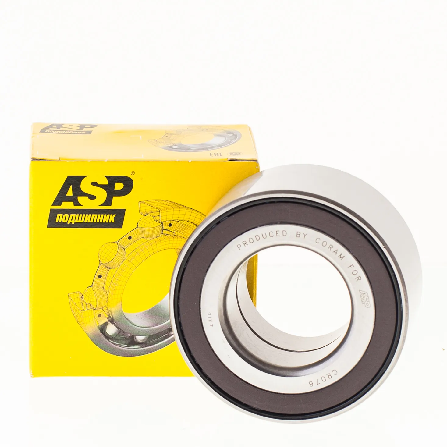 Подшипник ступицы передний RENAULT Logan/Sandero /LADA Largus c ABS ASP BCR076
