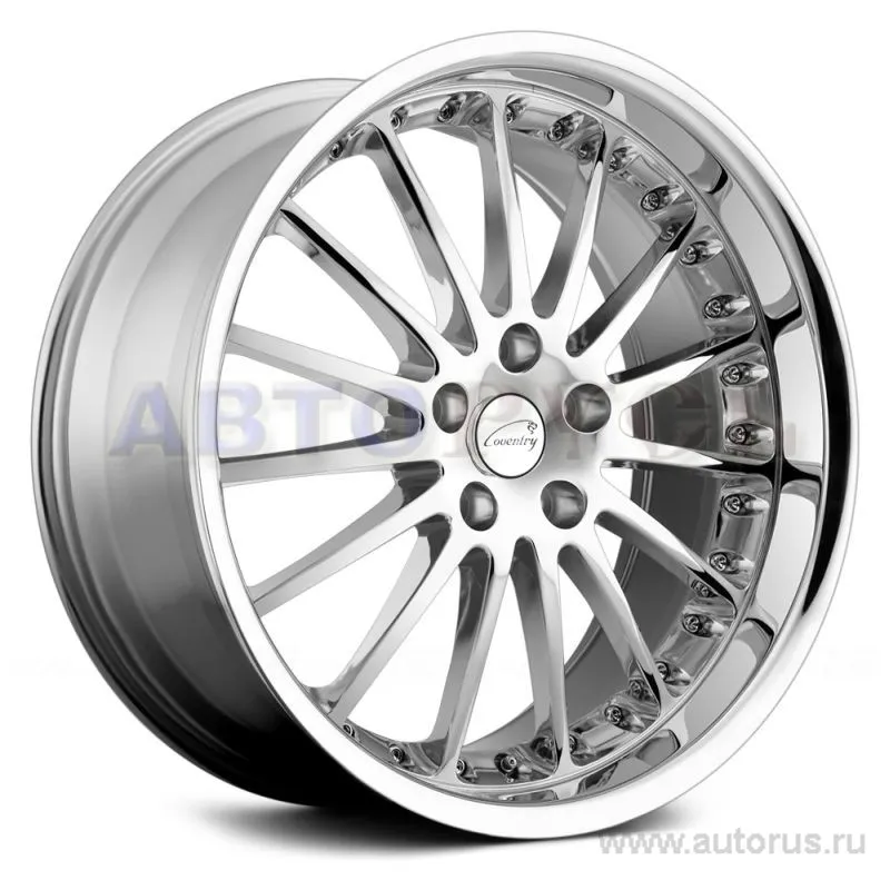 Диск литой R19 8.5J 5x108/63.4 ET42 COVENTRY Whitley Chrome 1985COW425108C63