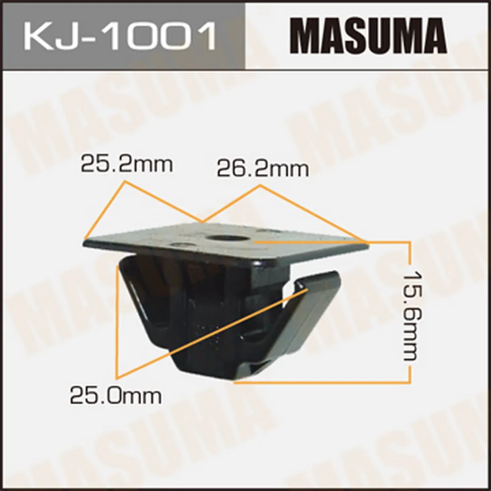 Клипса кpепежная Masuma 1001-KJ (шт