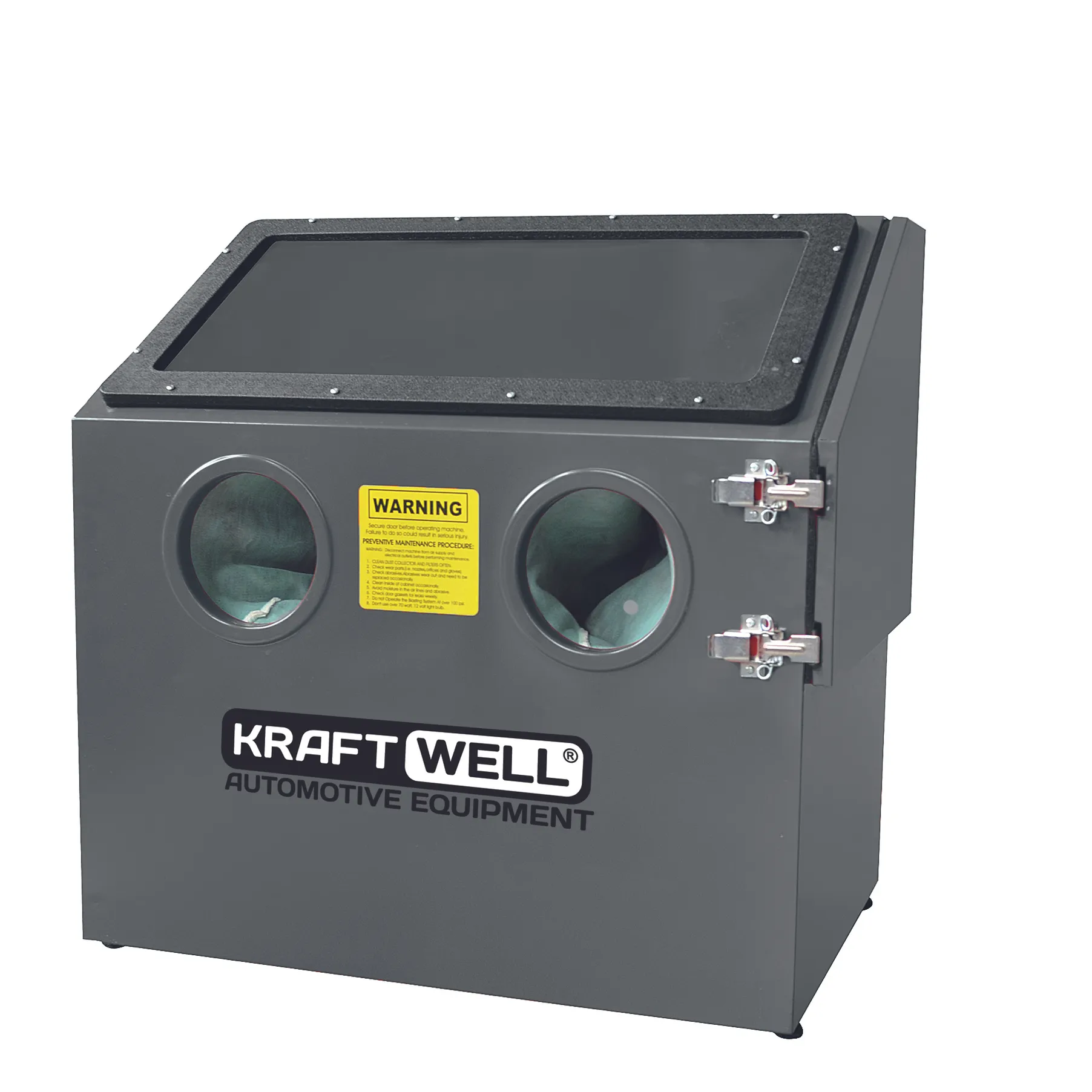 Камера пескоструйная настольная, боковая загрузка, 110 л KraftWell KRW-SB110