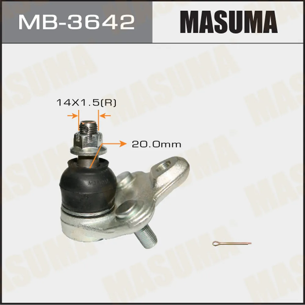 Опора шаровая TOYOTA ALLEX MASUMA MB-3642