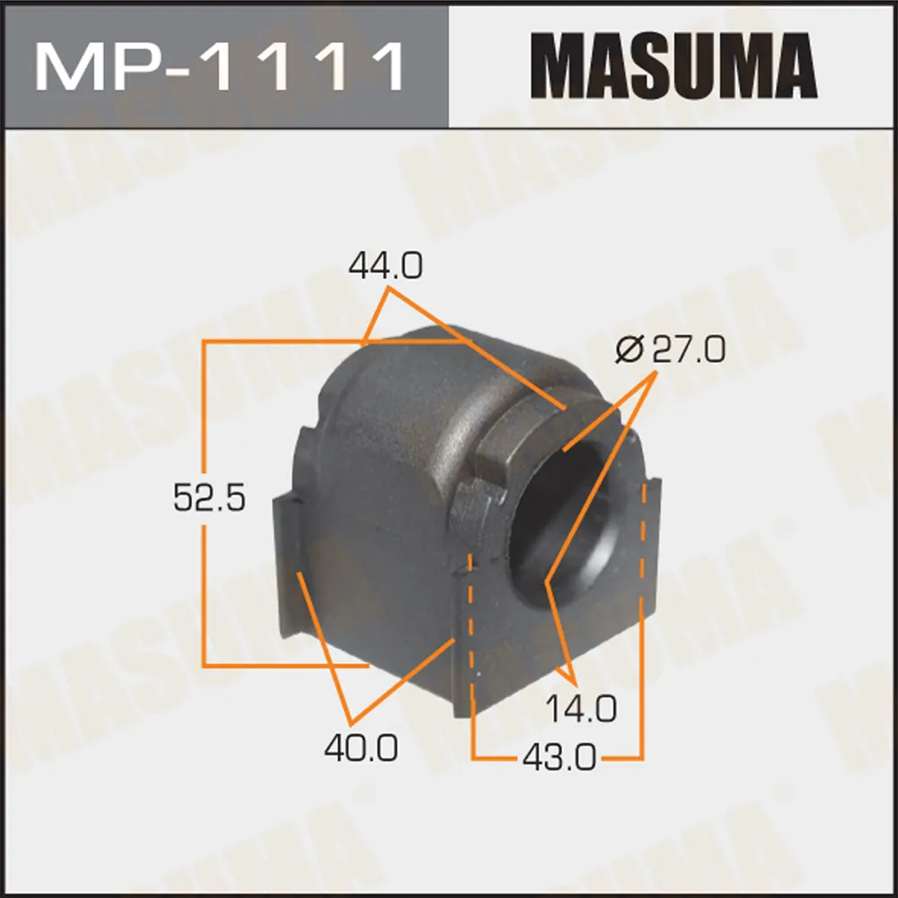 Втулка стабилизатора MAZDA CX-7 MASUMA MP-1111