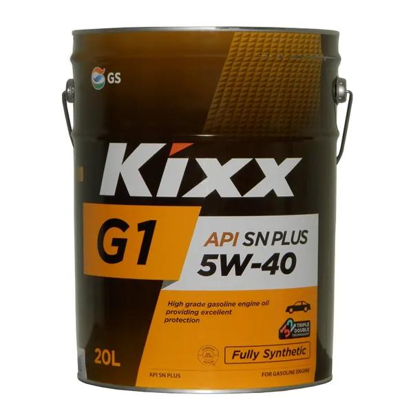 Масло моторное KIXX G1 SN Plus 5W-40 синтетическое 20 л L2102P20E1