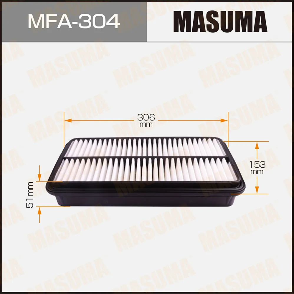 ФИЛЬТР ВОЗДУШНЫЙ COROLLA/SPRINTER/CARINA E MASUMA MFA304