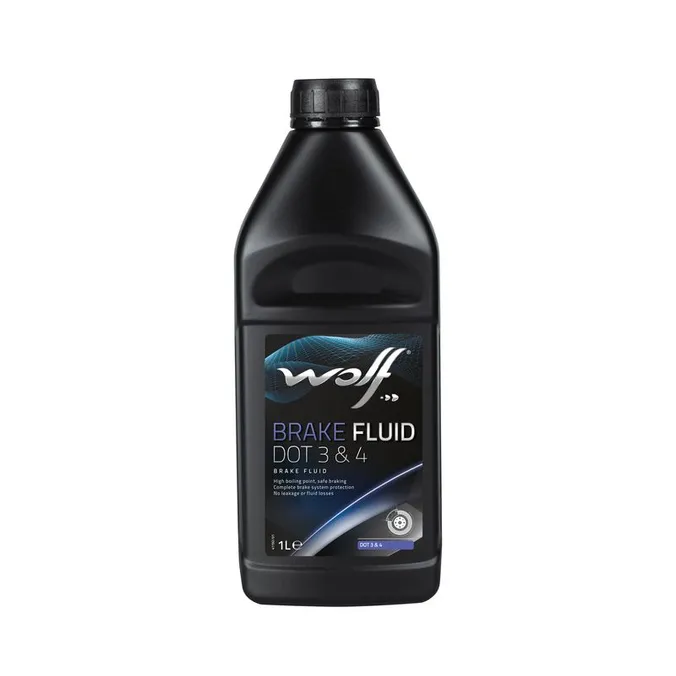 Жидкость тормозная WOLF BRAKE FLUID DOT 34, 1л