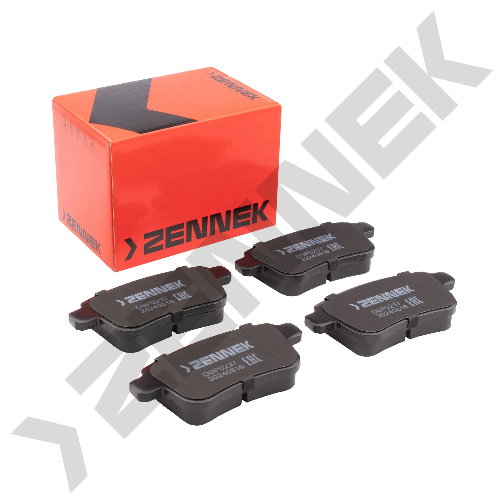 Колодки тормозные дисковые задние RENAULT KANGOO 08 - , MERCEDES CITAN 12-21 ZENNEK DBP0237
