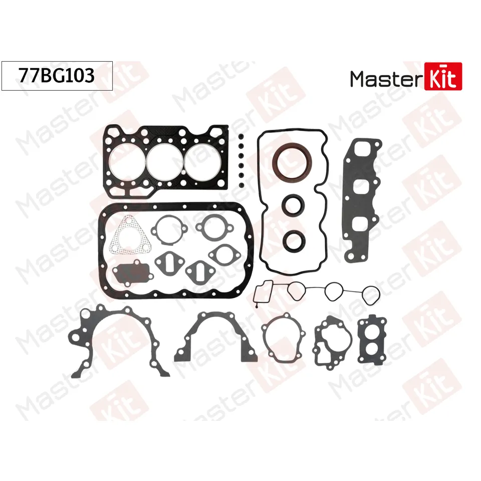 Комплект прокладок DAEWOO Matiz/Tico 0.8 F8CV/LBF/LQ2 MASTERKIT 77BG103