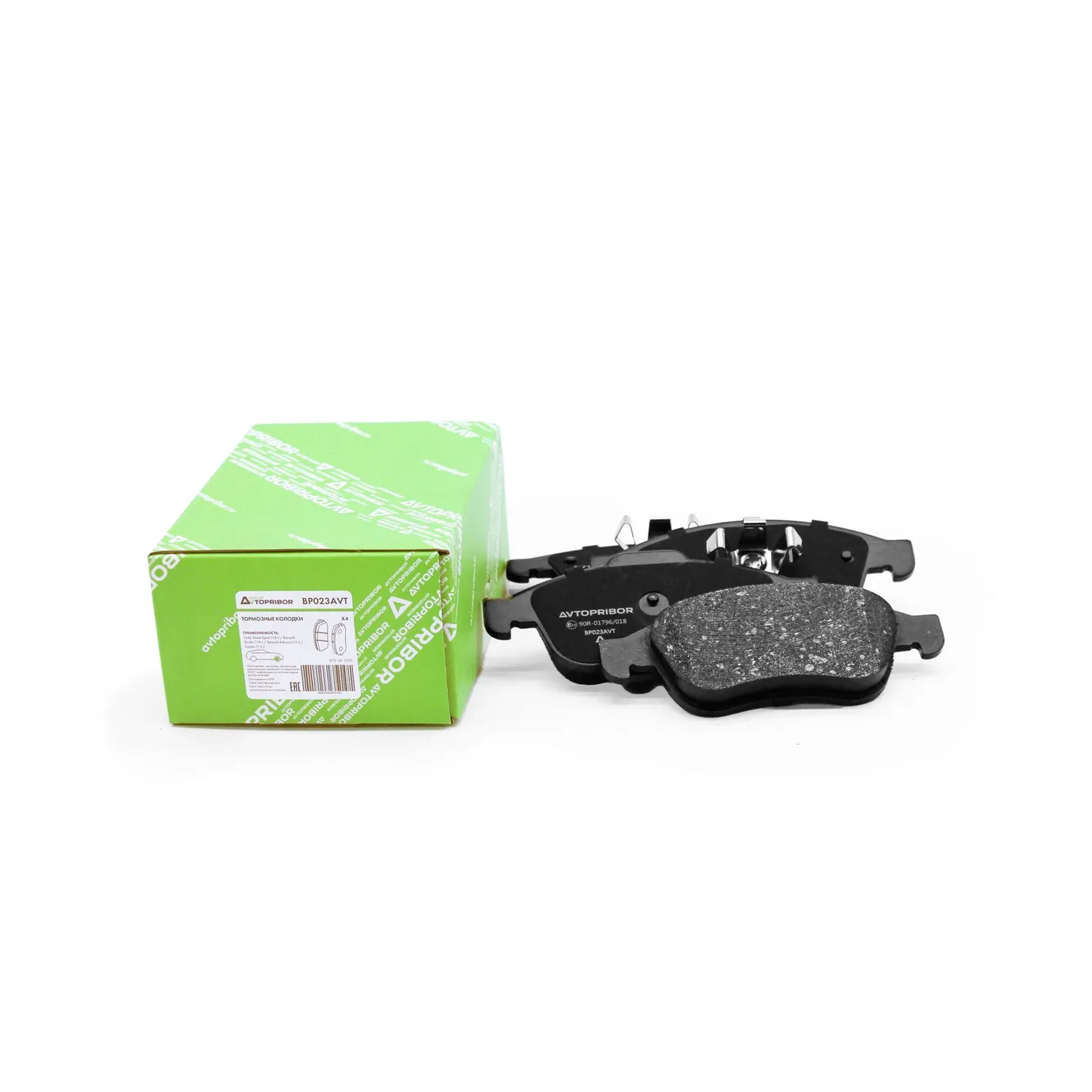 Колодки тормозные передние без датчика Lada Vesta (18-) / Renault Duster (10-) / Renault AVTOPRIBOR BP023AVT