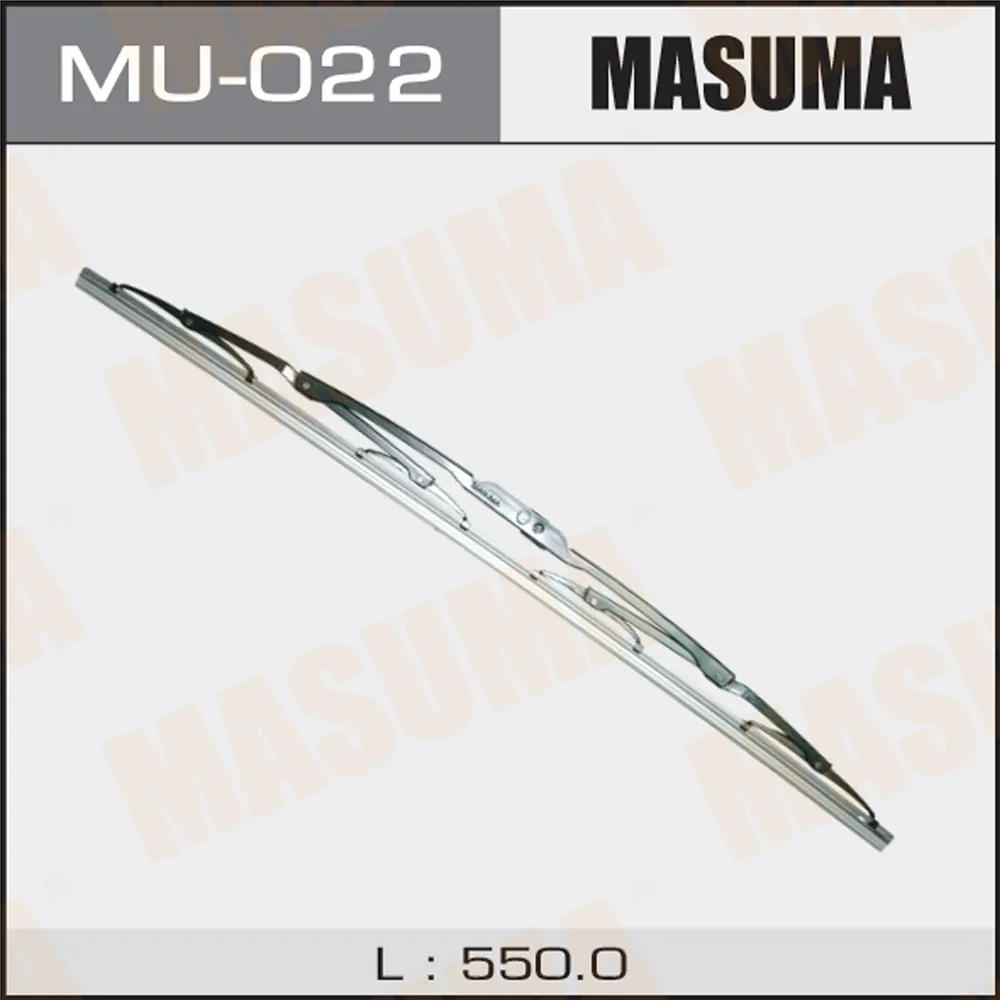 Щетка стеклоочистителя 550 мм каркасная 1 шт MASUMA Flat Wiper Blade MU-022