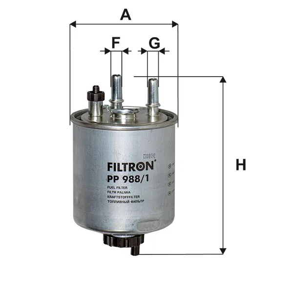 Фильтр топливный FILTRON PP988/1