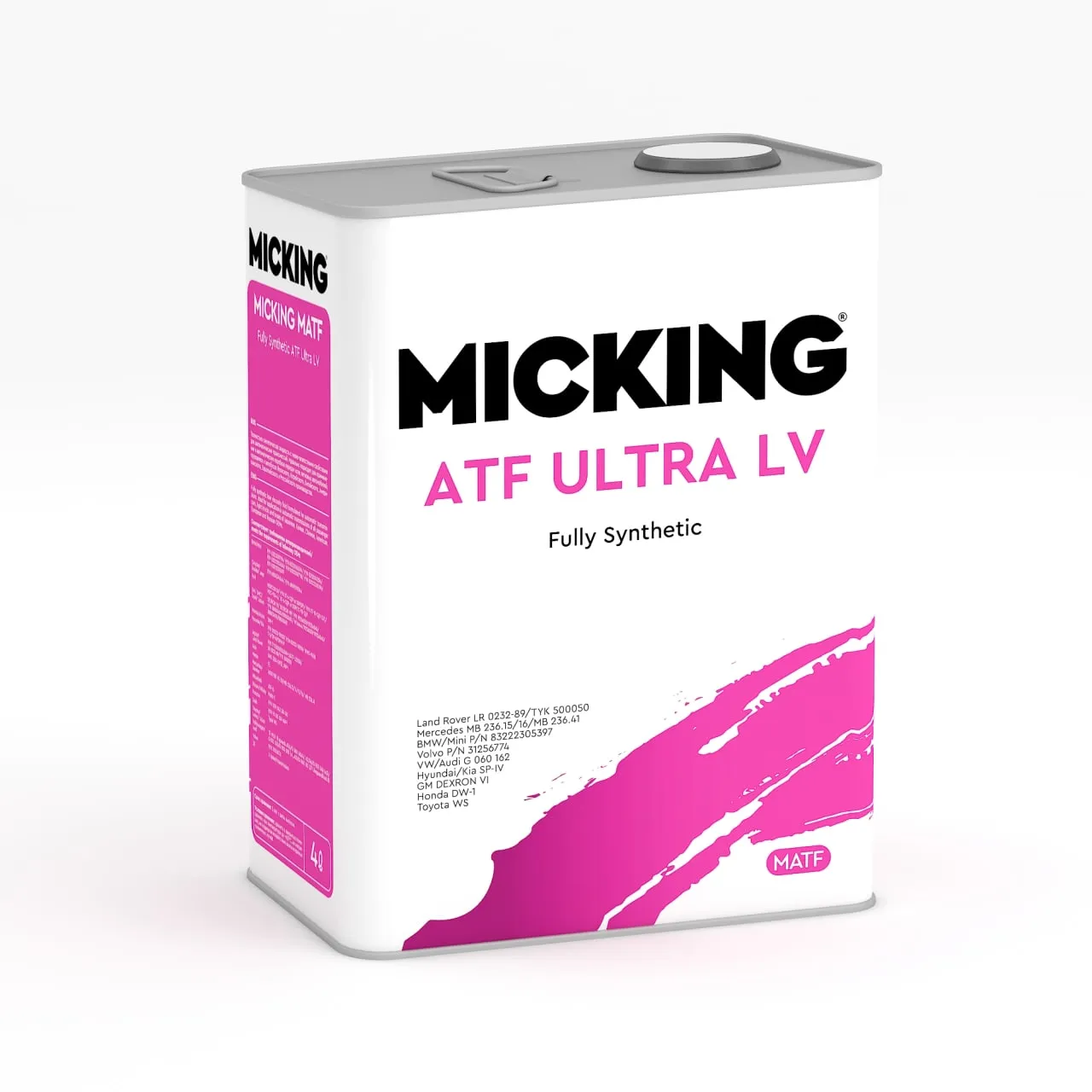 Масло трансмиссионное MICKING ATF Ultra LV синтетическое 4 л M4132