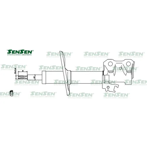 Аморт. перед. прав. газ Toyota Toyota Prius SENSEN 42141433