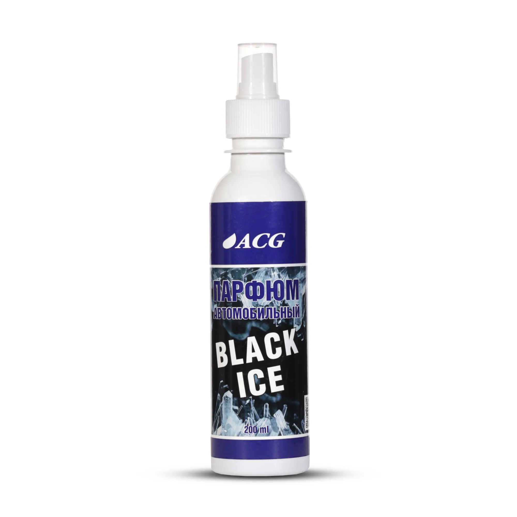 Парфюм автомобильный с ароматом черный лед BLACK ICE ACG 200 мл 1/12 ACG 1020106