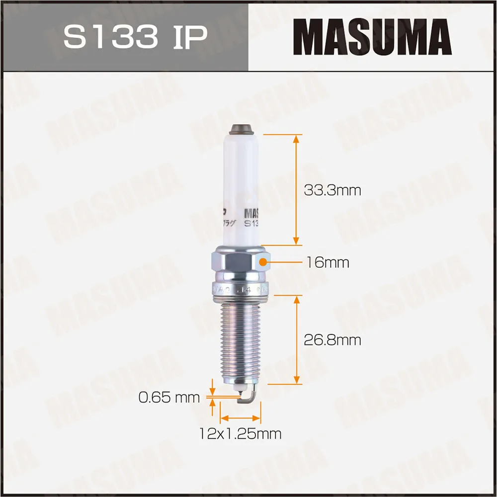 Свеча зажигания MASUMA S133IP