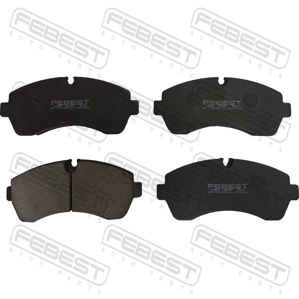 Колодки тормозные передние MERCEDES BENZ 224, 209CDI, 211CDI, 215CDI, 218CDI FEBEST 1601-906F