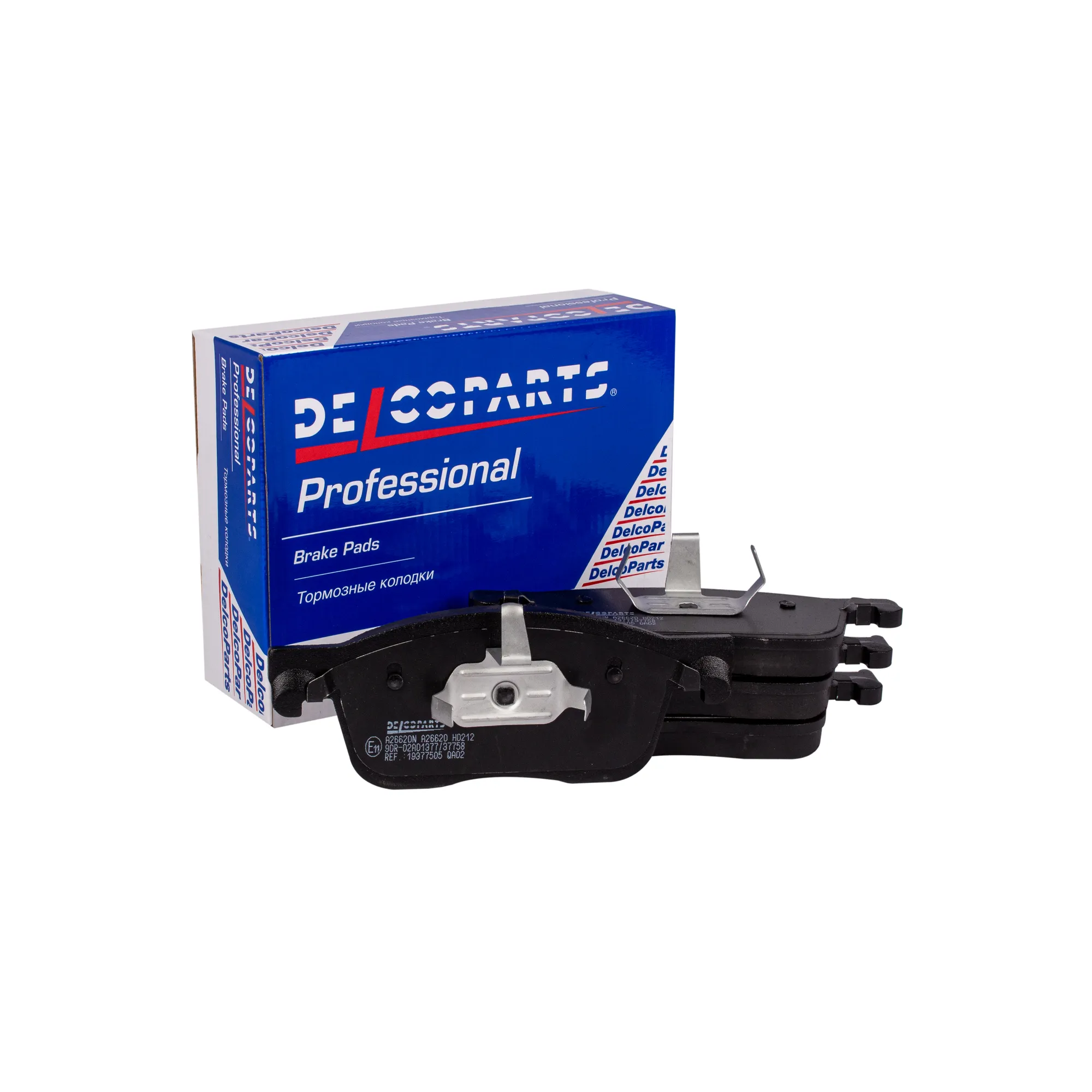 Колодки тормозные передние Peugeot TRAVELLER, Citroen JUMPER DelcoParts 19377505