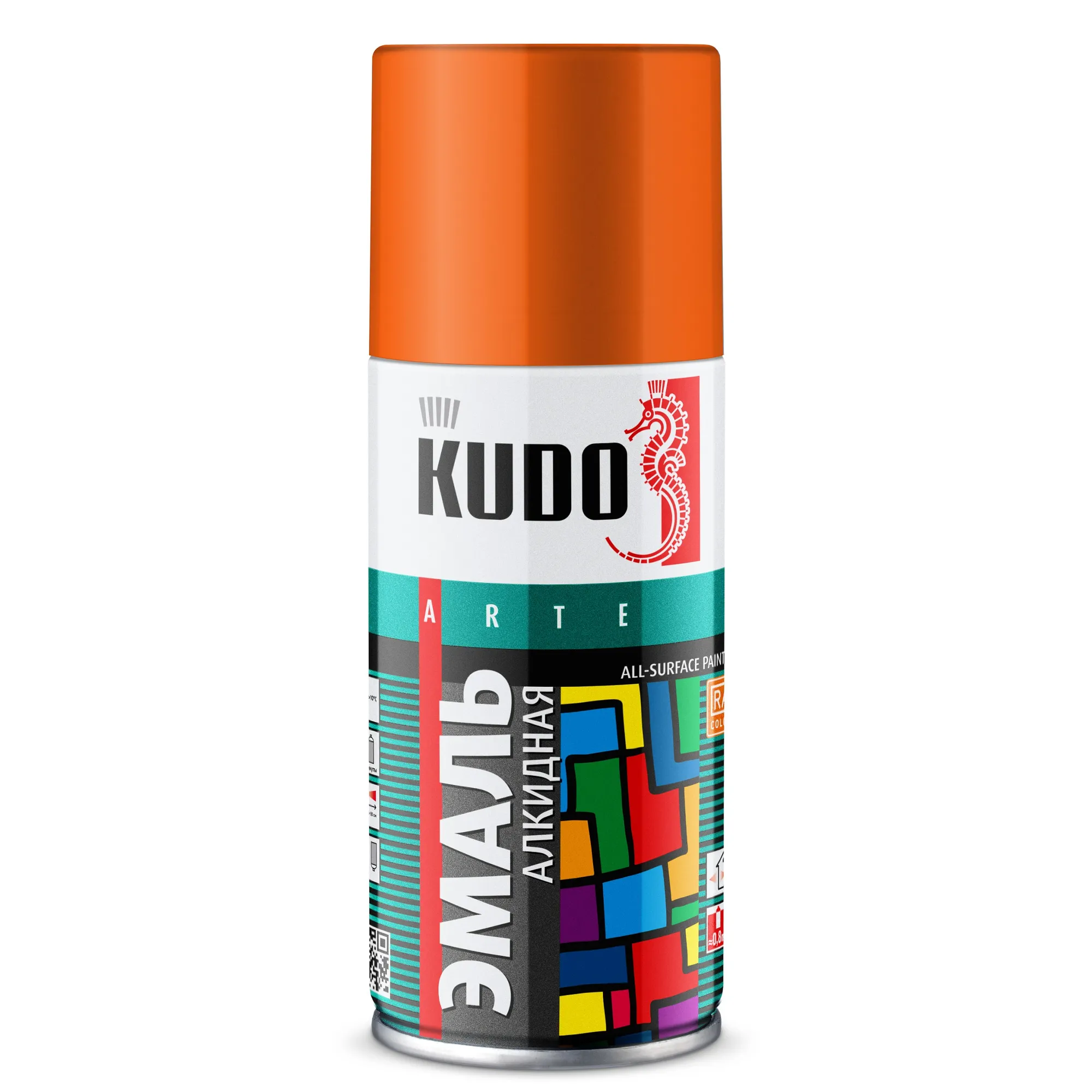 Эмаль универсальная оранжевая RAL-2004 KUDO KUDO KU-1019.1
