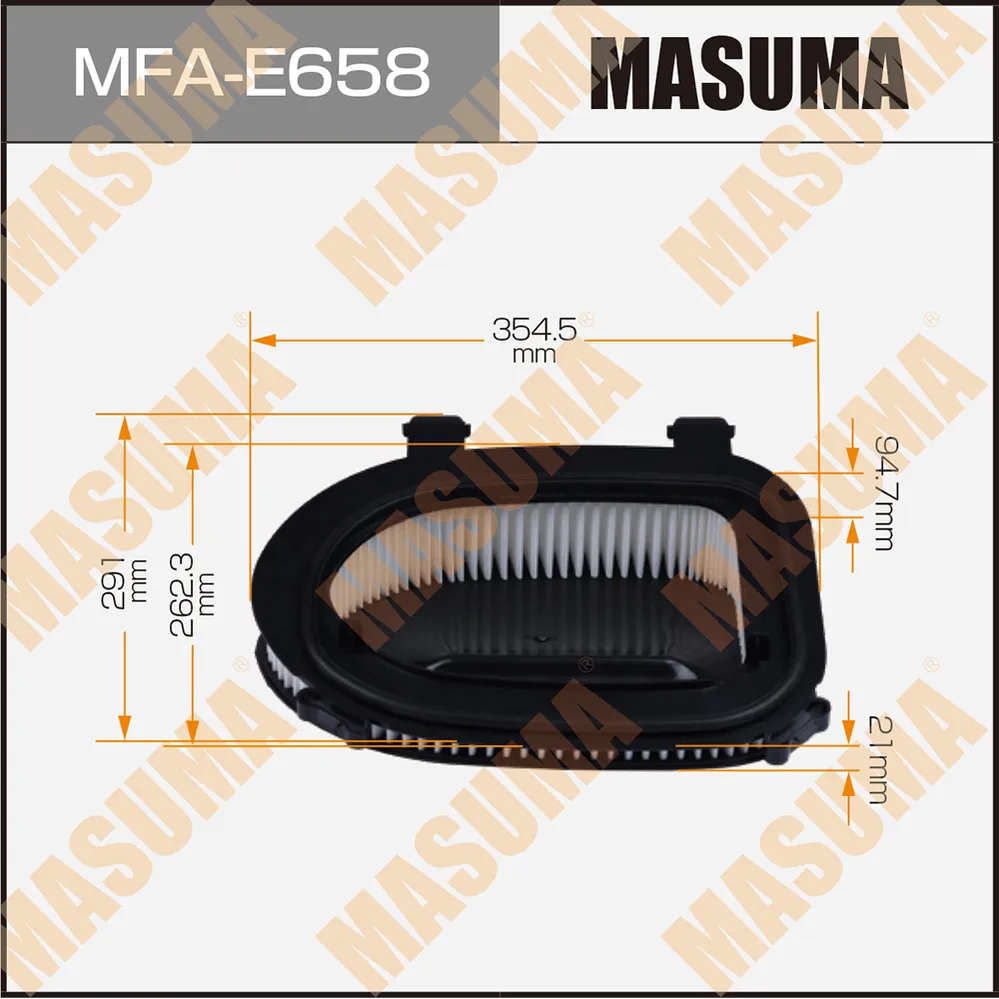 Фильтр воздушный BMW X3 (F25) MASUMA MFA-E658