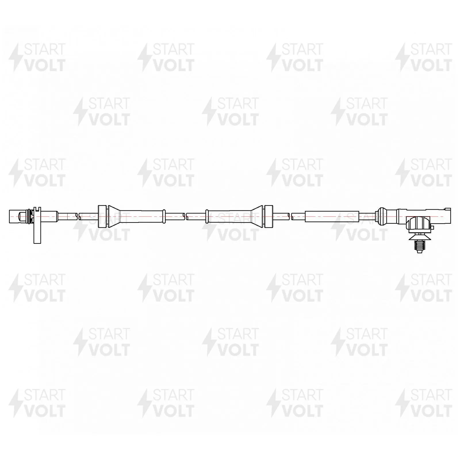 Датчик ABS для а/м SOLLERS ATLANT (22-)/JAC SUNRAY (20-) передний левый / правый STARTVOLT VS-ABS 2123