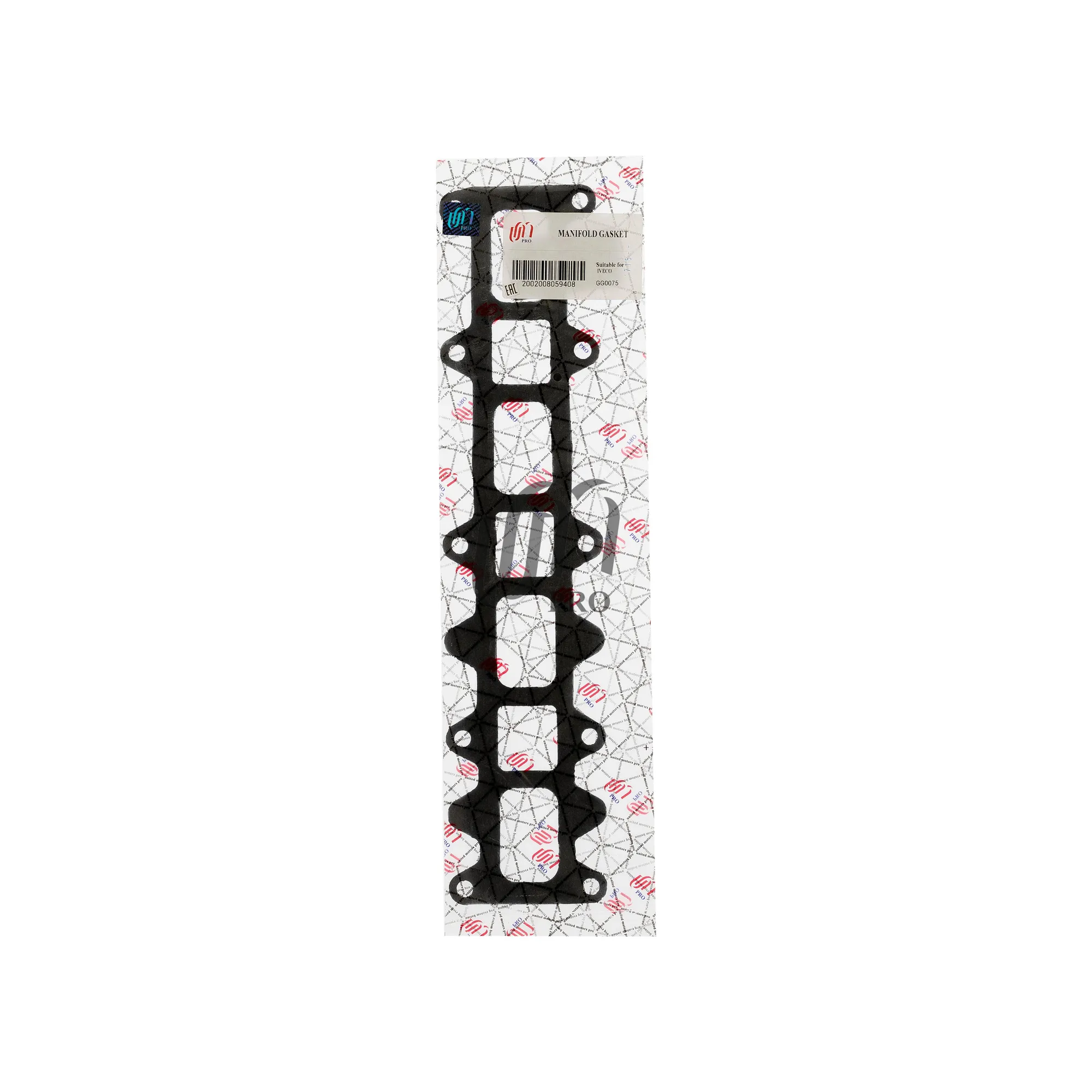 Прокладка выпускного коллектора FIAT IVECO F1CE0481A B D, F1CE3481D J K M (504022754) UM UNITED MOTORS GG0075
