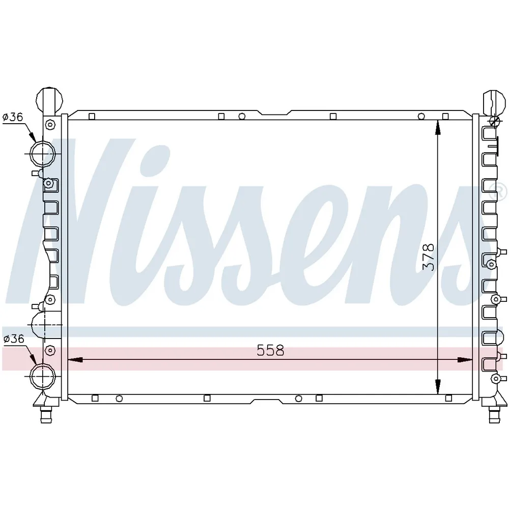 Радиатор NISSENS NISSENS 60035