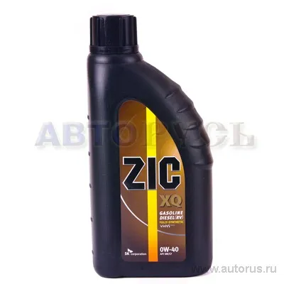 Масло моторное ZIC XQ 0W-40 синтетическое 1 л 137020