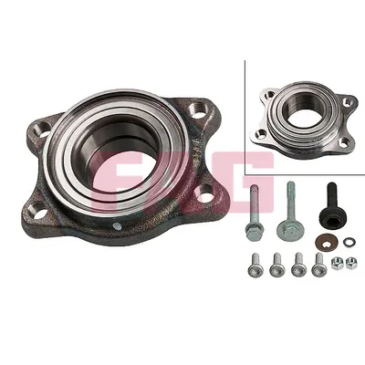 Подшипник ступицы задний (компл) AUDI A6(C5)/Allroad Quattro (+болты) FAG 713 6103 80