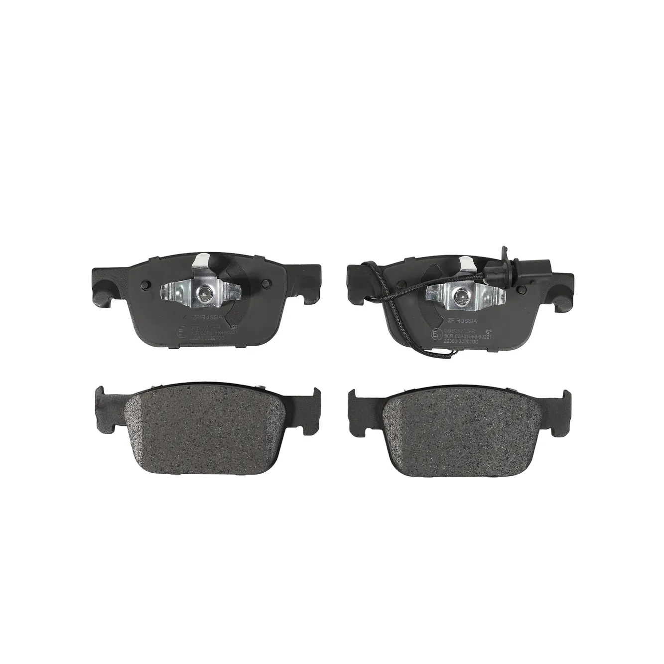 Колодки передние AUDI A4 ALLROAD B9 (8WH, 8WJ ), A4 B9 (8W2, 8WC ), A ZF RUSSIA GDB2127 ZFR