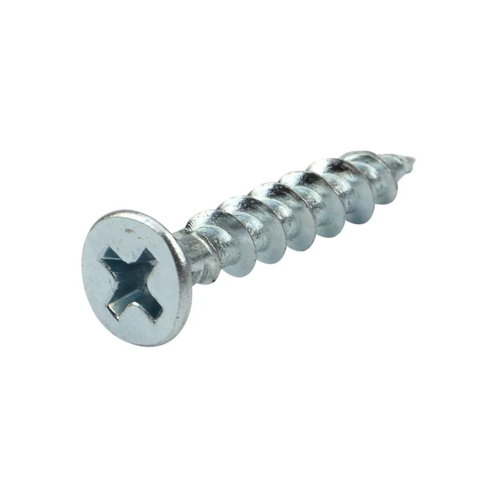 Саморез оконный KRANZ острый, 4.1х25, белый цинк, пакет (20шт.) 1502-4125-4