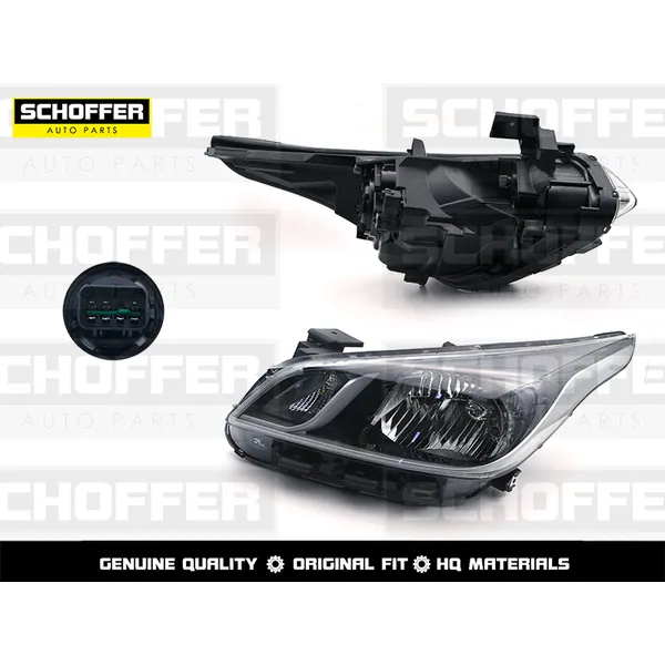 Фара левая Kia Rio (IV 2017-2020)/Kia Rio X-Line (IV 2017-2020) SCHOFFER SHF12008