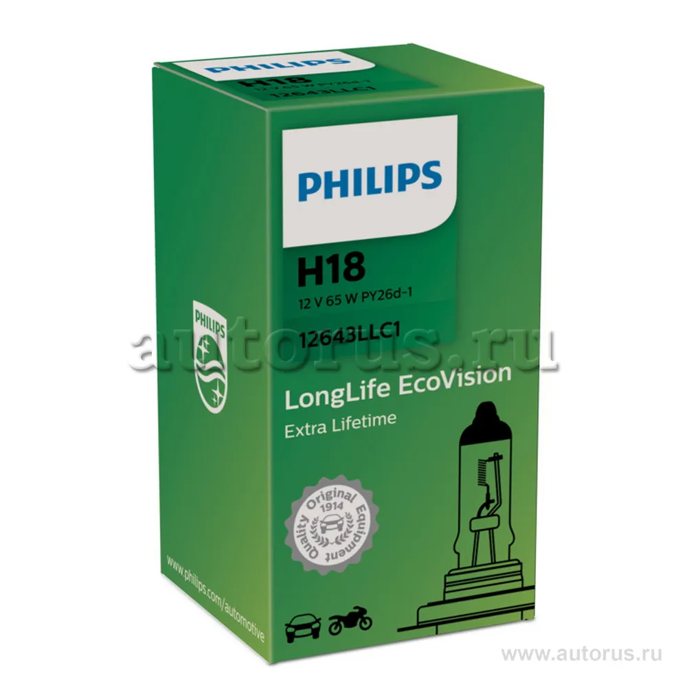 Лампа H18 12V 65W PY26d-1C1