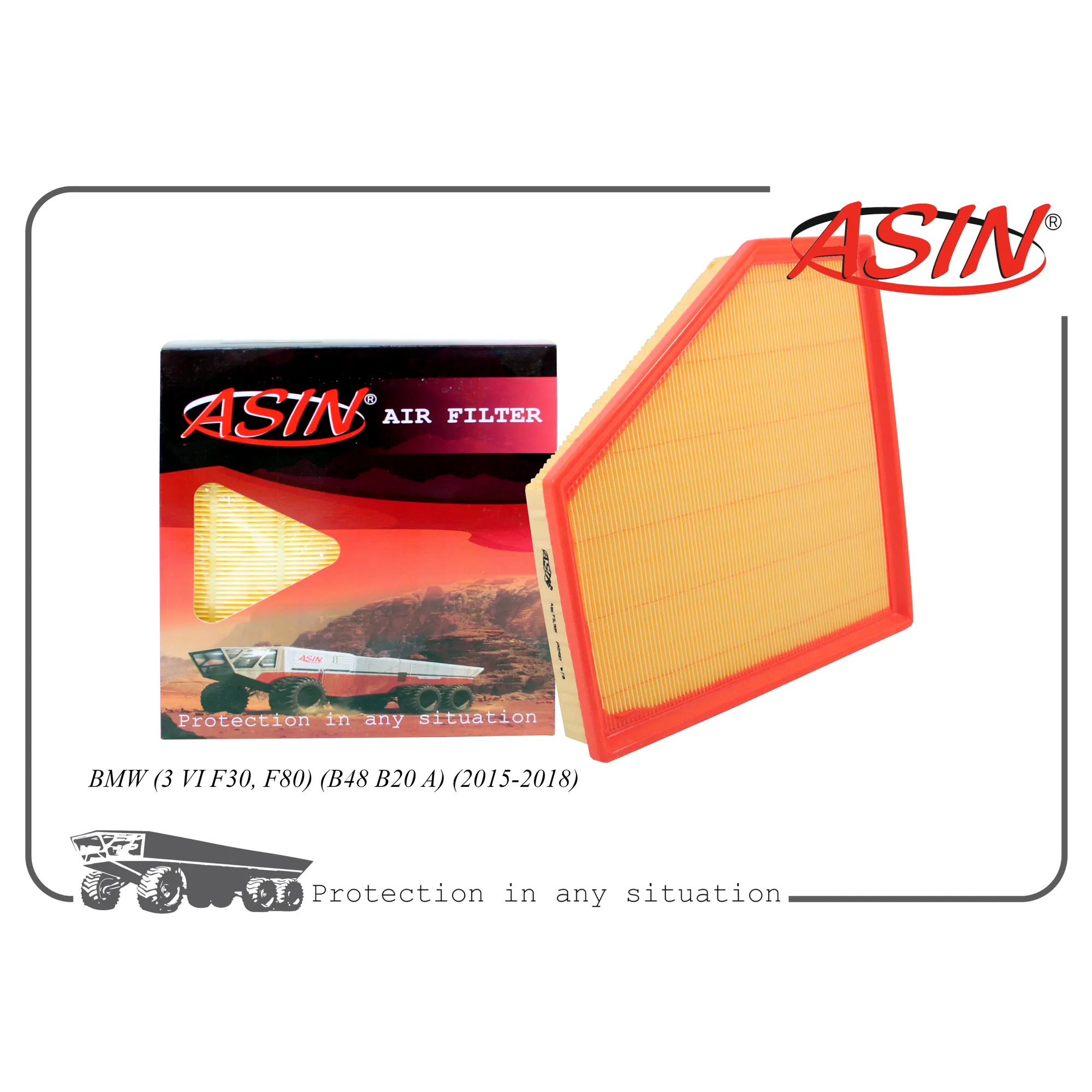 Фильтр воздушный 13718605164/ASIN.FA2437 ASIN ASIN ASIN.FA2437