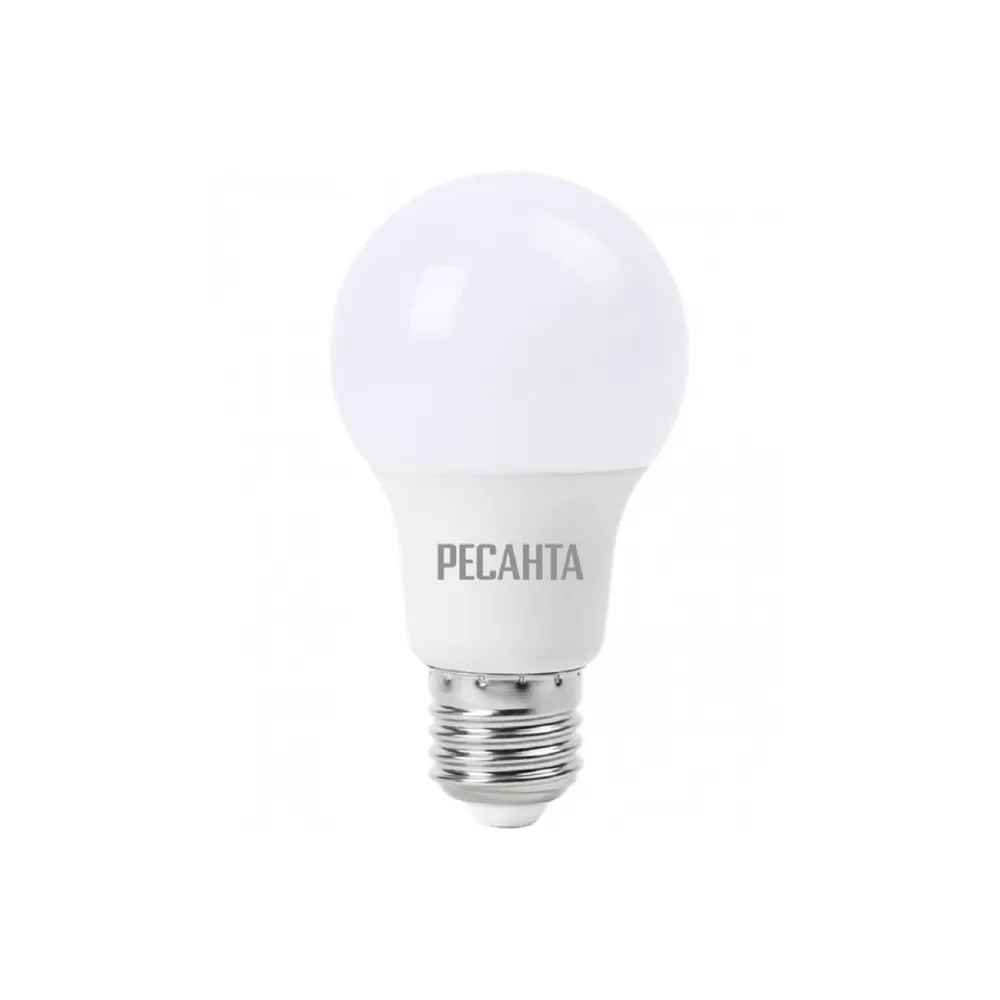 Лампа светодиодная 230V бытовая 15W E27 3000K Ресанта LL-R-A65 1 шт. картон 76/1/19