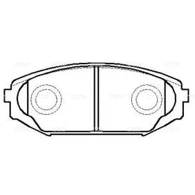 Тормозные колодки CTR CKHO-77