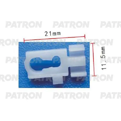 Клипса пластмассовая GM применяемость: молдинги PATRON P371822