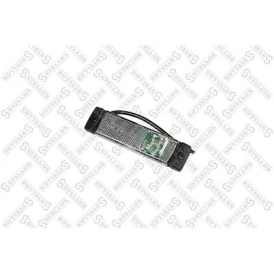 Фонарь габаритный белый прямоуг.светод-ый 130x32 с кабелем0.5м DAF, STELLOX 87-33532-SX