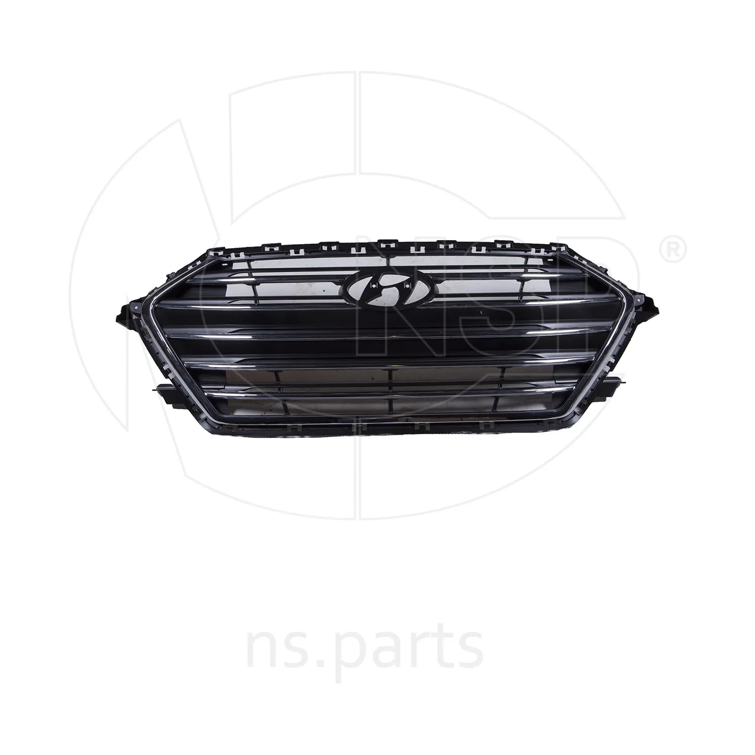 Решетка радиатора HYUNDAI Elantra VI (16-19) (хром)
