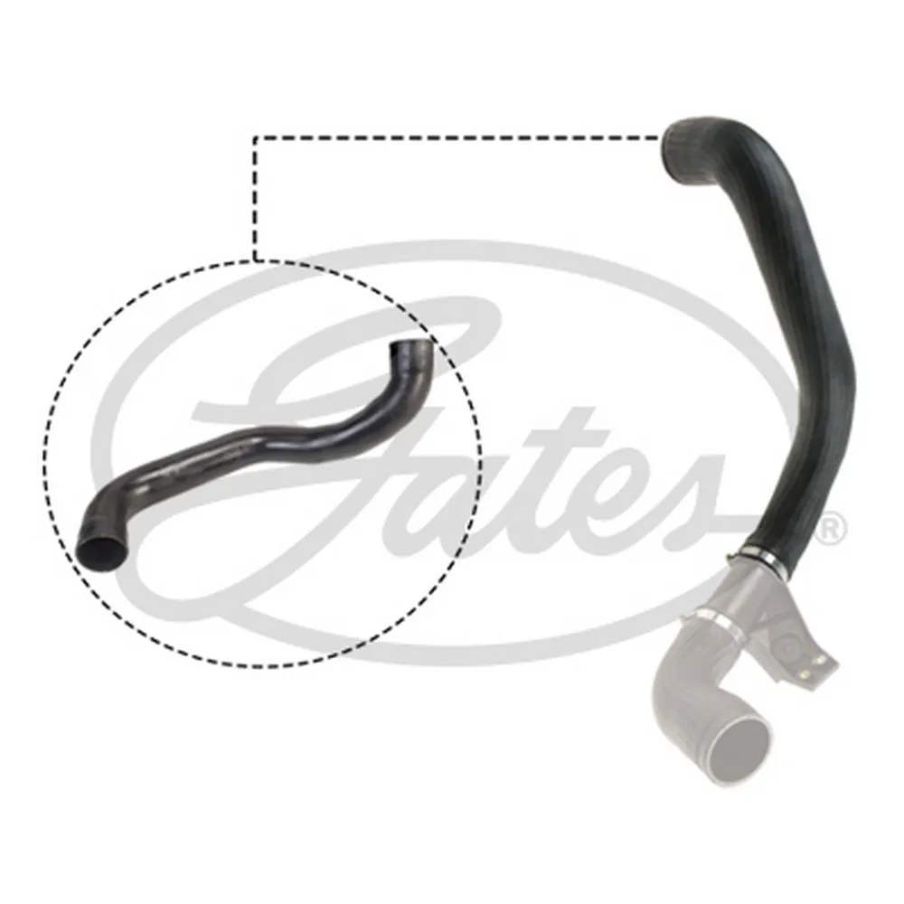 Шланг интеркулера MERCEDES-BENZ Sprinter 408D 2.2D 04/00-05/06 GATES 09-0824